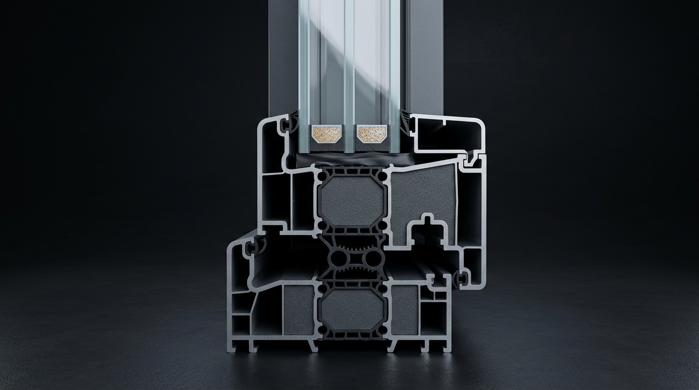 LAMBDA WS 090 90mm Passive House Window System